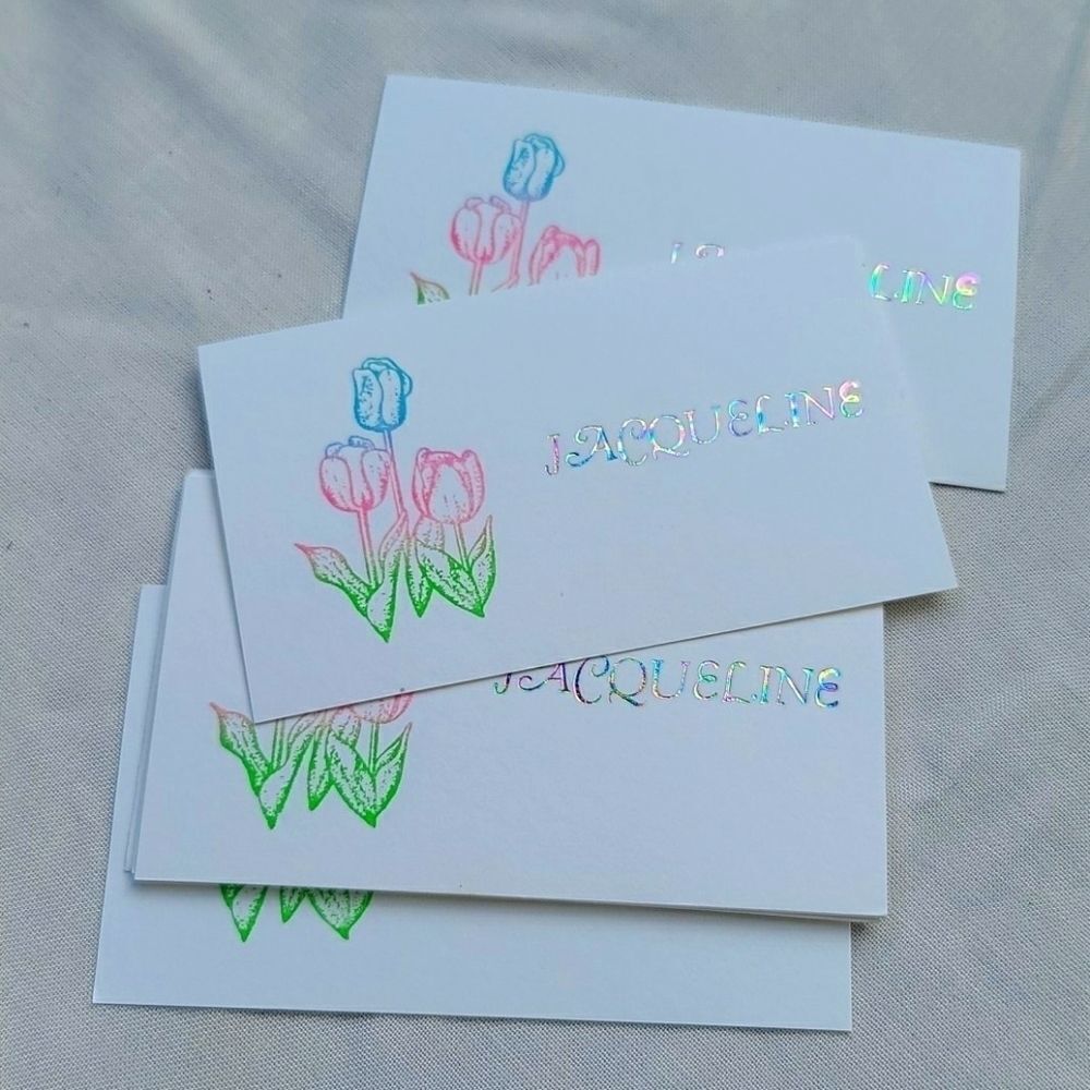 3/10$ Beautiful Jacqueline blank business cards